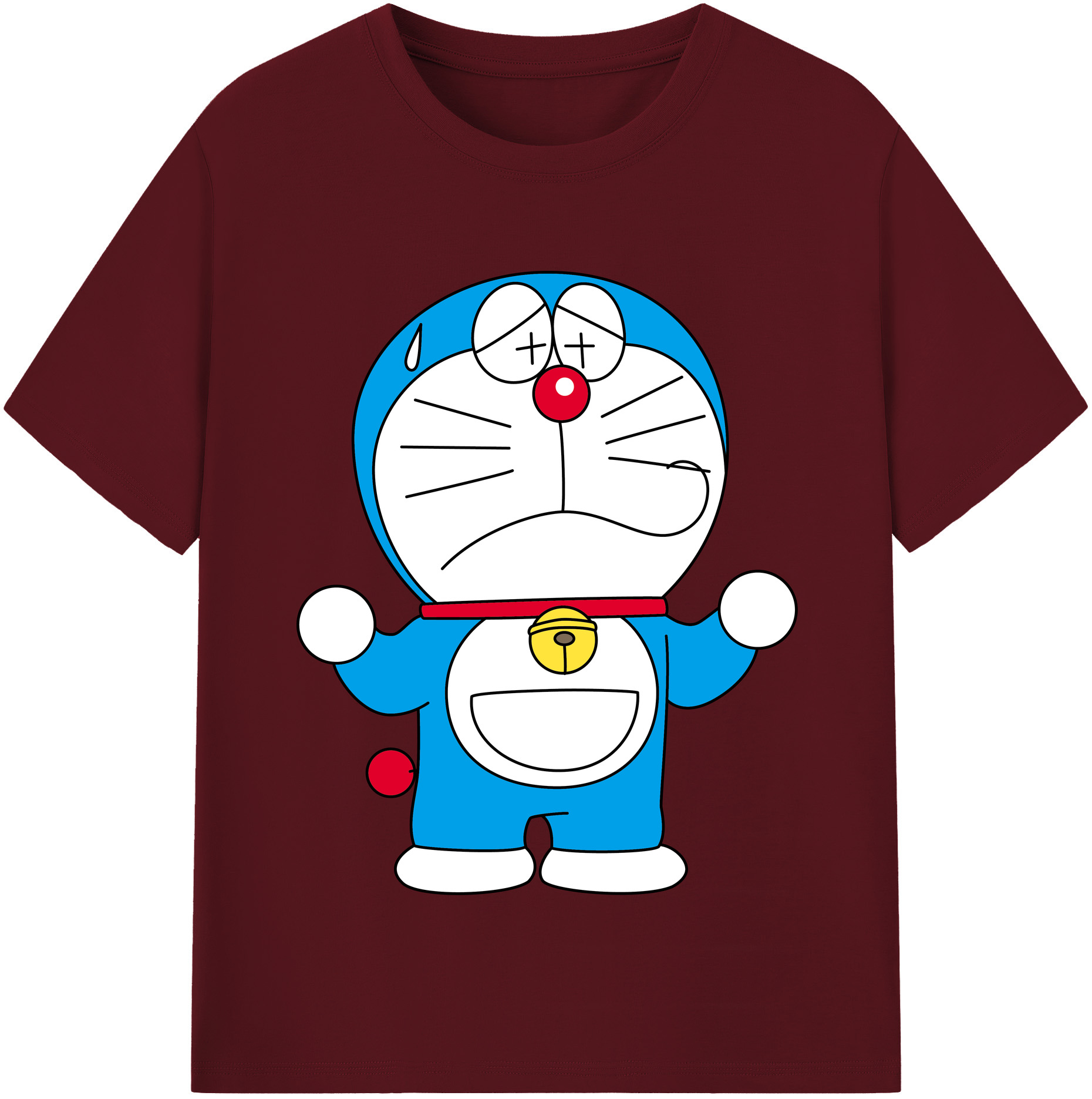 （画像用） ドラえもん Doraemon 綿100％半袖Tシャツ（フロントプリント）